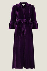 Astrid Velvet Dress | Purple