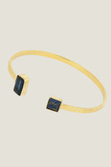 Palma Navy Bangle | Gold/Navy