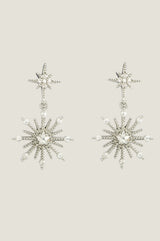 ASHIANA Northern Star Earrings | Silver