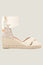 Bluma Canvas Wedge Espadrilles | Ivory