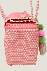 Bombon Mini Tote | Coral/Bone
