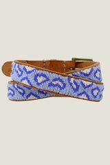 Cheetah Belt | Blue/White