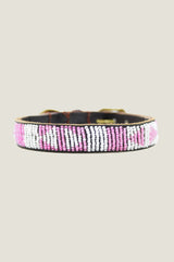 Arrow Dog Collar | Pink/White