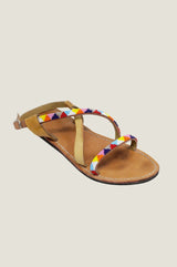 Lara Leather Sandals | Multi