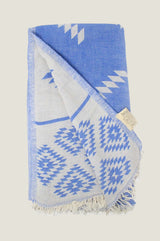Pestemal Greek Absorbent Towels | Marina Blue