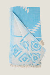 Pestemal Greek Absorbent Towels | Turquoise
