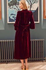 Astrid Velvet Dress | Ruby