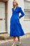 Liv Corduroy Dress | Cobalt