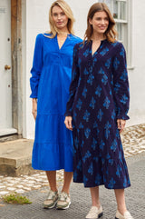 Liv Corduroy Dress | Cobalt