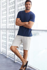 Men's Crew Neck T-Shirt | Navy