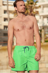 Men's Recycled Plain Swim Shorts | Plain Green