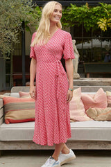 Shelley Wrap Dress | Cerise/Pink