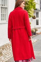Wool Coat | Red