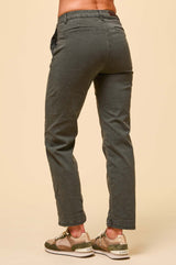 Abie Denim Jeans | Jungle Green