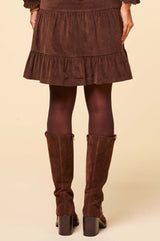 ALPE Selena Knee High Suede Boot | Chocolate