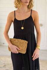 Long Coin Necklace | Gold