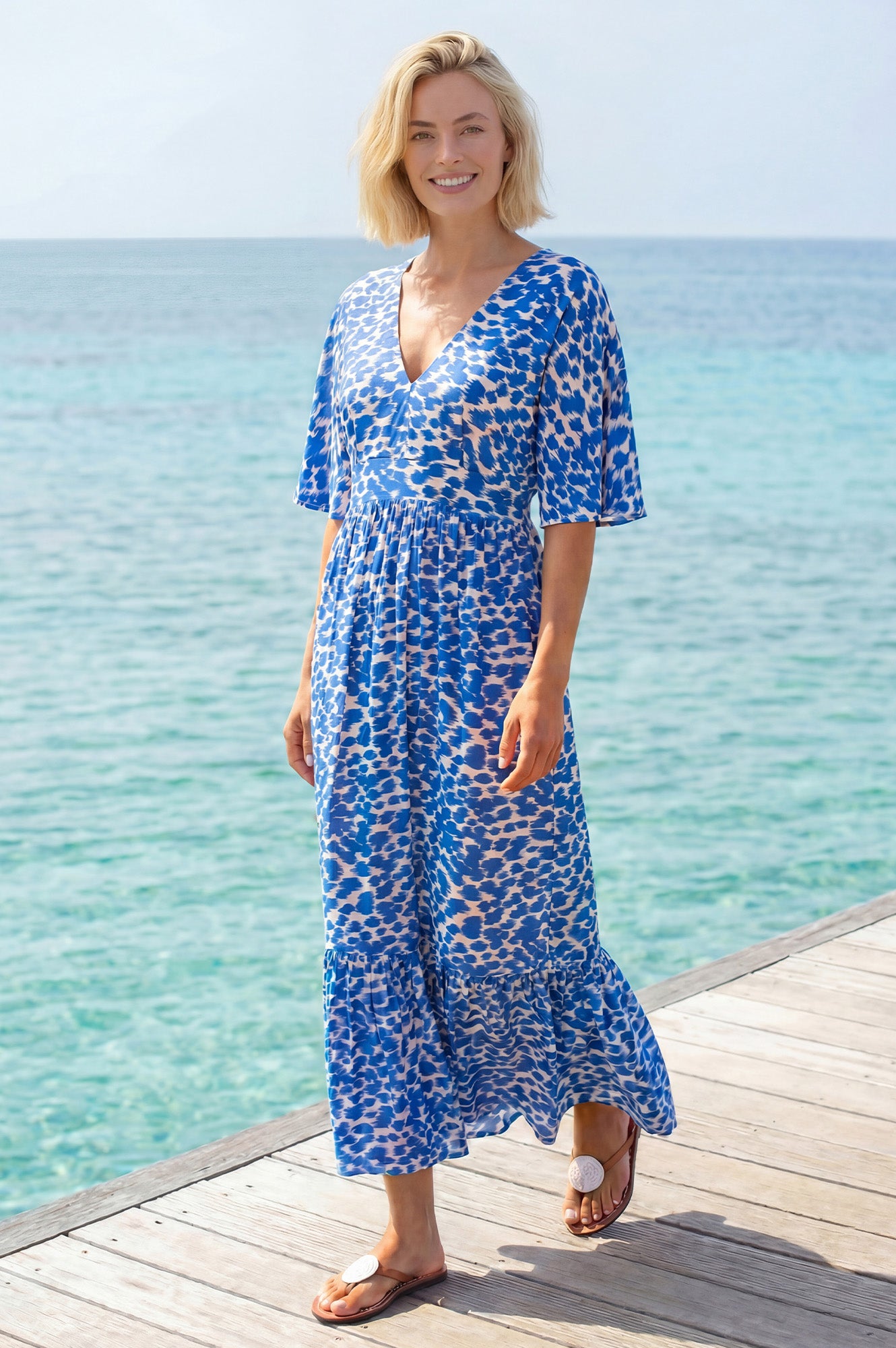 Aspiga Sustainable Womens Lena Dress Summer Holiday EcoVero