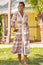 Jamila Jacquard Dress | Ecru/Multi