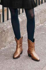 ALPE Camilla Short Cowboy Boots | Copper