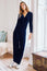 Claudia Velvet Jumpsuit | Navy