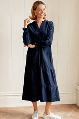 Liv Corduroy Dress | Ink