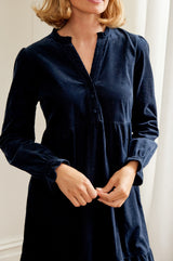 Liv Corduroy Dress | Ink