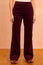 Juliette Stretch Corduroy Trouser | Burgundy