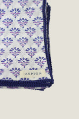 Set Of 4 Block Print Napkins | Buti Purple