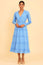 Long Sleeve Viola Dress | Marina Blue