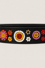 Floral Dog Lead | Orange/Pink/Red