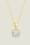 ASHIANA Lois Necklace | Clear Glass
