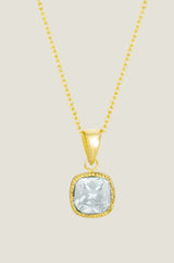 ASHIANA Lois Necklace | Clear Glass