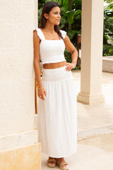 Bryony Cheesecloth Top | White