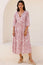 Emma Organic Cotton Dress | Blossom Dusty Pink/White