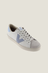 VICTORIA Berlin Low Top Trainer | White/Blue