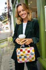 Theresa Stretch Corduroy Blazer | Bottle Green