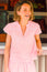 Vanya Organic Cotton Dobby Blouse | Baby Pink