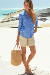 Cecilia Shirt | Blue/White