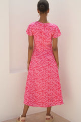 Felicity EcoVero™ Dress | Pink/Pink