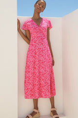 Felicity EcoVero™ Dress | Pink/Pink