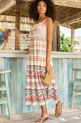 Jacquard Sundress | Ecru/Multi