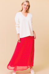 Kate Skirt | Polka Dot Red/White