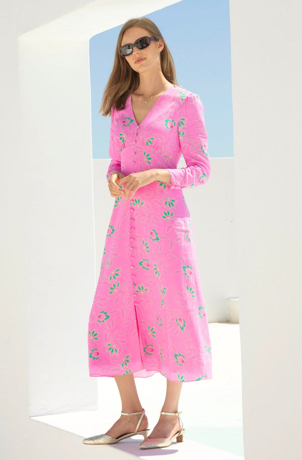 Claudia EcoVero™ Dress | Waterlily Pink