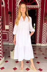 Charlotte Dress | White