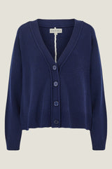 Merino Wool Swing Cardigan | Navy
