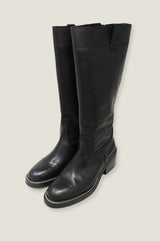ALPE Trento Knee High Leather Boot | Black