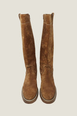 ALPE Trento Knee High Suede Boot | Tan