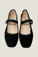 Velvet Mary Jane | Black