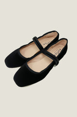 Velvet Mary Jane | Black