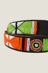 Unisex Lakuru Belt | Green/Orange/Red
